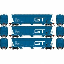 Athearn N ACF 4600 3-Bay CF Hopper, GTW #1 (3) for Freight Cars