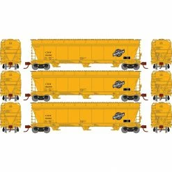 Athearn N ACF 4600 3-Bay CF Hopper, C&NW #1 (3) for Freight Cars
