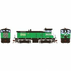 Athearn HO SW1000 Locomotive, BNSF #3609 for Locomotives