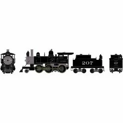 Athearn HO RTR Old Time 2-6-0 Mogul with DCC & Sound, ATSF #207 for Locomotives