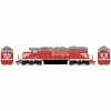 Athearn HO SD40 Locomotive with DCC & Sound, Colorado & Southern #876 for Locomotives