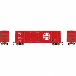 Athearn HO High-Cube DD Plug Box, SF #151718 for Freight Cars