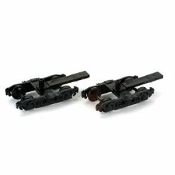 Athearn HO Truck, 4-Wheel Passenger/Black (2) for Trucks & Wheels