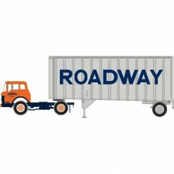 Athearn HO RTR Ford C/28' Trailer, Roadway #1 for Freight Cars