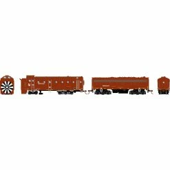 Athearn HO Rotary Snowplow & F7B Locomotive, BNSF #972561/#972577 for Freight Cars