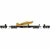 Athearn HO 40' Flat Car with Plane, D&RGW # 23077 for Freight Cars