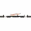 Athearn HO 40' Flat Car with Plane, B&O # 7007 for Freight Cars