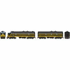Athearn HO FP7A F9B SLSF Black & Yellow #5047 #5133 for Locomotives