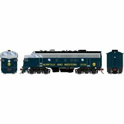 Athearn HO F7A, N&W/Freight #3725 for Freight Cars