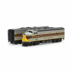 Athearn HO F7 A/B with DCC & Sound, EL/Freight #6111/#6352 for Locomotives