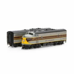Athearn HO F7 A/B with DCC & Sound, EL/Freight #6321/#7133 for Locomotives