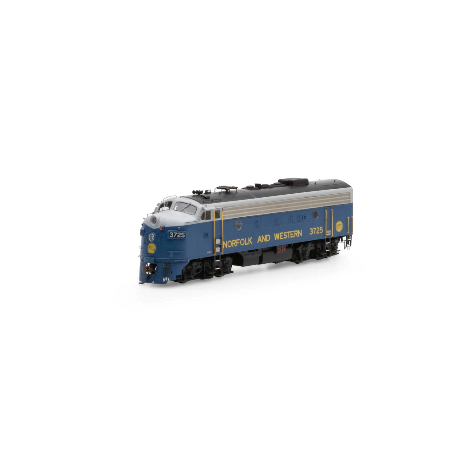 Athearn HO F7A with DCC & Sound, N&W/Freight #3725 for Locomotives