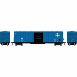 Athearn HO 50' SIECO Box, B&M #78239 for Freight Cars
