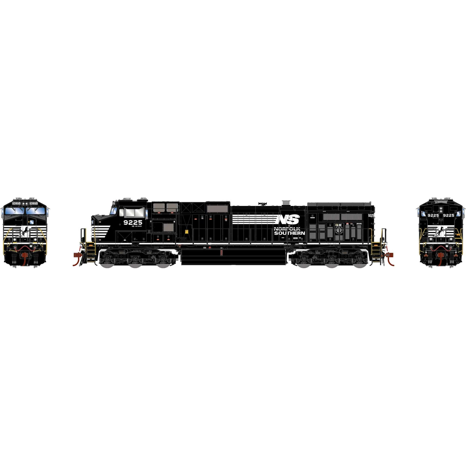 Athearn HO G2 Dash 9-44CW with DCC & Sound, NS #9225 for Locomotives