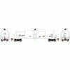 Athearn HO 20K Gallon Acid Tank, GATX/White #41863 for Freight Cars