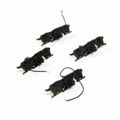 Athearn HO Blomberg M Sideframe Set Leaf Hyatt (4) for Parts