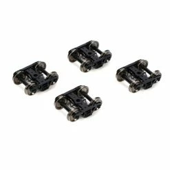 Athearn HO 100-Ton Roller Bearing Truck, .110" Tread (2Pr) for Trucks & Wheels