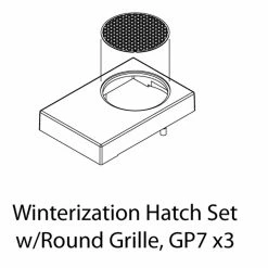Athearn HO Winterization Hatch Set with Round Grille, GP-7(3) for Parts
