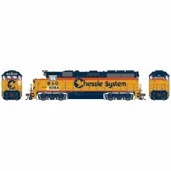 Athearn HO GP40-2, Chessie/B&O/CSX #6084 for Locomotives