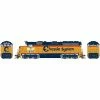 Athearn HO GP40-2, Chessie/CSX #6121 for Locomotives