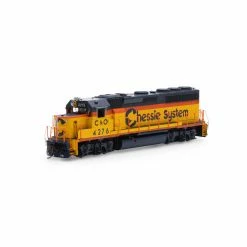 Athearn HO GP40-2 with DCC & Sound, Chessie/C&O #4276 for Locomotives
