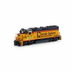 Athearn HO GP40-2 with DCC & Sound, Chessie/B&O/CSX #6084 for Locomotives