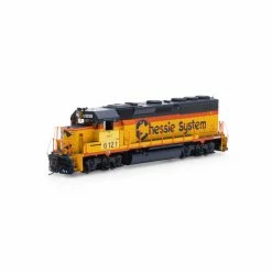 Athearn HO GP40-2 with DCC & Sound, Chessie/CSX #6121 for Locomotives