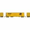 Athearn HO FGE 57' Mechanical Reefer, BNFE/Yellow #9277 for Freight Cars