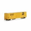 Athearn HO 57' Mechanical Reefer with Sound, BNFE/Yellow #9277 for Freight Cars