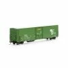 Athearn HO 57' Mechanical Reefer with Sound, BNFE/Green #11783 for Freight Cars