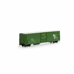 Athearn HO 57' Mechanical Reefer with Sound, BNFE/Green #11803 for Freight Cars