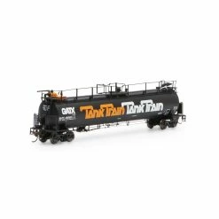 Athearn HO TankTrain Intermediate,GATX/Orange Letter#48666 for Freight Cars