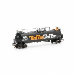 Athearn HO TankTrain Intermediate,GATX/Orange Letter#48670 for Freight Cars