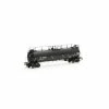 Athearn HO TankTrain Intermediate,GATX/Yellow Stripe#48619 for Freight Cars