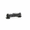 Athearn HO TankTrain Intermediate,GATX/Yellow Stripe#48620 for Freight Cars