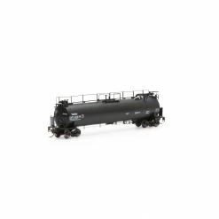 Athearn HO TankTrain Intermediate, GATX/Black Small #28230 for Freight Cars