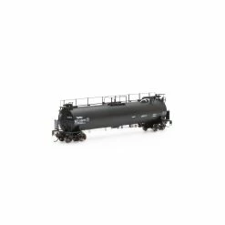 Athearn HO TankTrain Intermediate, GATX/Black Small #28233 for Freight Cars
