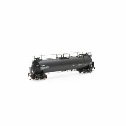 Athearn HO TankTrain Intermediate, GATX/Black Small #28236 for Freight Cars