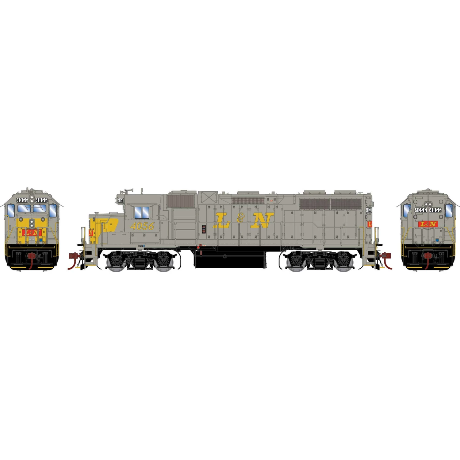 Athearn HO GP38-2 with DCC & Sound, L&N #4056 for Locomotives