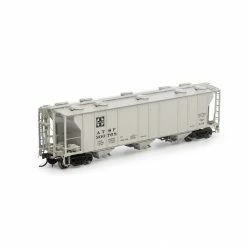 Athearn HO PS-2 2893 3-Bay Covered Hopper, SF #300768 for Freight Cars