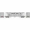 Athearn HO PS-2 2893 3-Bay Covered Hopper, SSW #76122 for Freight Cars