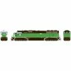 Athearn HO G2.0 SD60M Tri-Clops with DCC & Sound, Ex-BN CBFX # 6025 for Locomotives