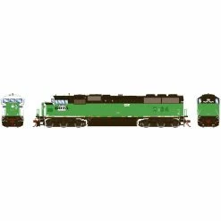 Athearn HO G2.0 SD60M Tri-Clops with DCC & Sound, Ex-BN CBFX # 6025 for Locomotives