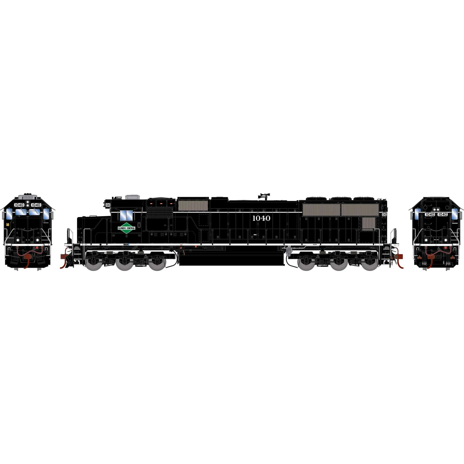 Athearn HO SD70, Illinois Central #1040 for Locomotives