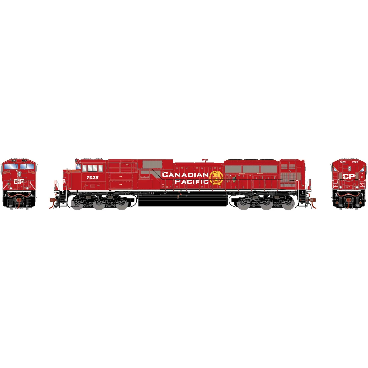 Athearn HO EMD SD70ACU Locomotive, CPR #7025 for Locomotives