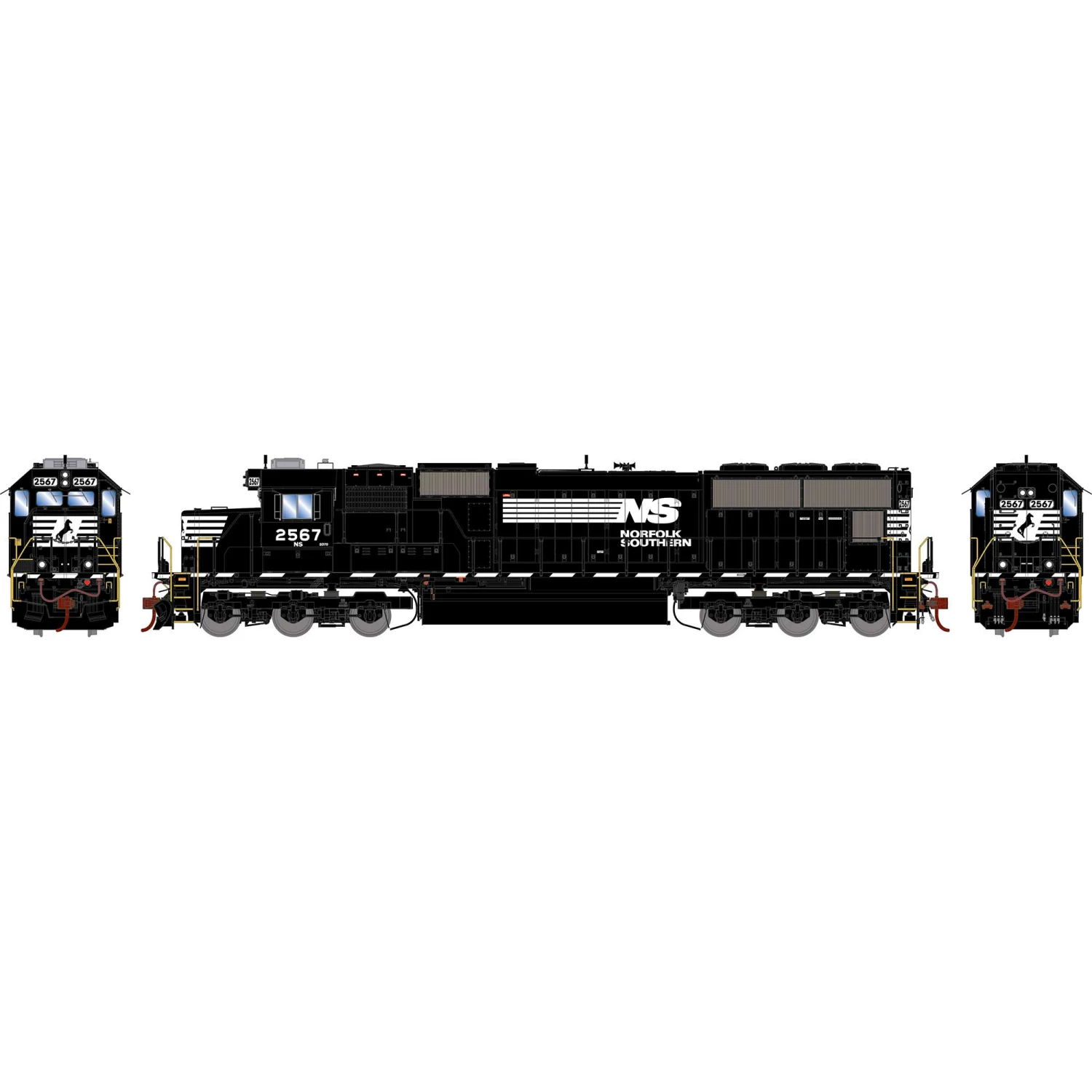 Athearn HO SD70 with DCC & Sound, Norfolk Southern #2567 for Locomotives
