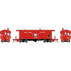 Athearn HO Bay Window Caboose with Lights and Sound, WP #482 for Cabooses