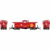 Athearn HO CE-6 ICC Caboose with Lights, SF #999538 for Cabooses