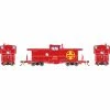 Athearn HO CE-11 ICC Caboose with Lights, SF #999798 for Cabooses