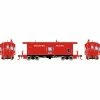 Athearn HO Bay Window Caboose with Lights, Western Pacific#485 for Cabooses